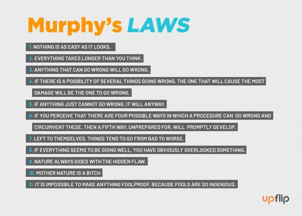 Murphy's laws