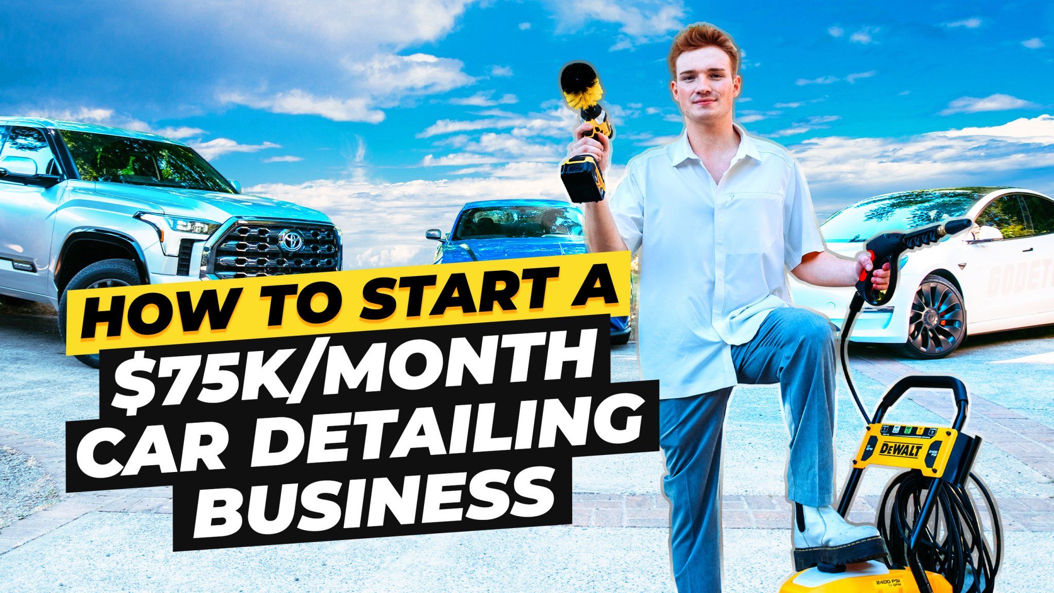 How to Start a $75K/Month Car Detailing Business (2024) - UpFlip
